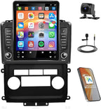 9.7’’ Vertical Screen Car Radio for Nissan Frontier/Xterra 2009-2014 with Wireless Carplay Android Auto, Car Stereo for Frontier in-Dash GPS Navigation, Bluetooth, WiFi, SWC, FM, Mic, Backup Camera