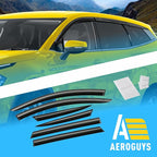 Extra Durable Window Deflectors Tape-On Window Visors Rain Guards Fit for Kia Sportage 2023-2026, Sun Visors, Wind Vent for Shades, Exterior Car Accessories - 6 pcs.AG0205
