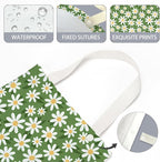 Daisy Decor Car Trash Bag Car Garbage Bag Hanging Cars Trash Can Spring Decor Waterproof Cars Back Seat Organizer for Vehicle Travelling Camping Swimming