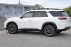 2022-2026 Tape-On Rain Guards for Nissan Pathfinder Side Window Visor Deflectors S SV SL Platinum Rock Creek Smoke Tinted Vent Shades 2023 2024 2025