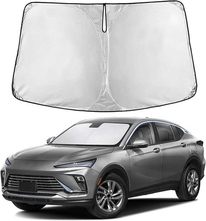 Windshield Sunshade Compatible for Buick Envista 2024 2025 2026, Sun Visor for Front Windshield & Window Sun Shade Cover, UV Heat Blocker & Protector, Car Accessories