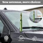 Famobay Stubby Bullet Antenna Car Truck Antenna Chevy Silverado & GMC Sierra Trucks Heavy Duty Pickup Trucks Accessories（5.5inch Iridescent Color）