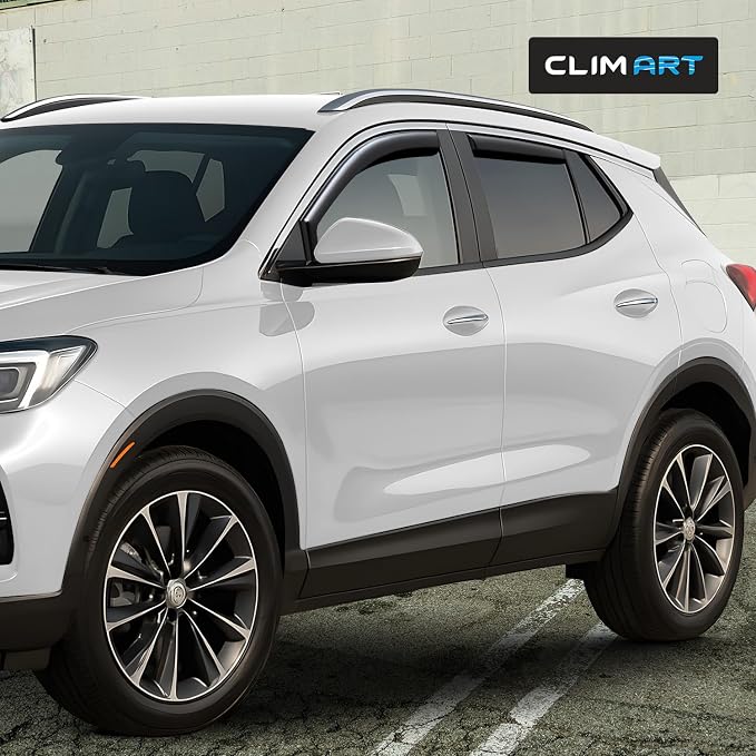 in-Channel Incredibly Durable Rain Guards for Buick Encore GX 2020-2026, Original Window Deflectors, Vent Window Visors, Vent Deflector, 4 pcs. - 620435