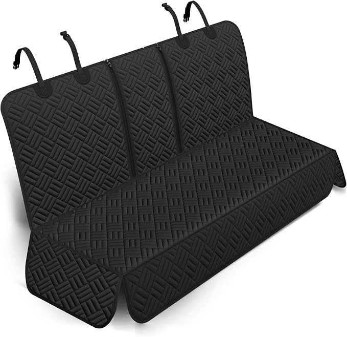 Dog Car Seat Cover for Back Seat, Waterproof 600D Oxford Protector for Travel and Daily Use, Non Slip Scratch Resistant Bench Cover, Easy to Clean, Fits Midsize SUVs/Trucks, 56 Inch