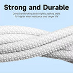 USB A to USB C Woven Cable Compatible for Apple iPhone 17 Air 16E,iPhone 15/16 Pro Max, 15/6 Plus Car Play Charging Cord, iPad 10th Gen, iPad 11 2025, iPad Pro Air 5th/4th Gen, Mini 6th Type-c Charger