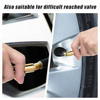 20 Pack Dual Head Tire Pressure Gauge Heavy Duty Air Pressure Tire Gauge for Auto Truck Car RV Van Gage Range 10-150PSI, 1-10Bar (Gold)