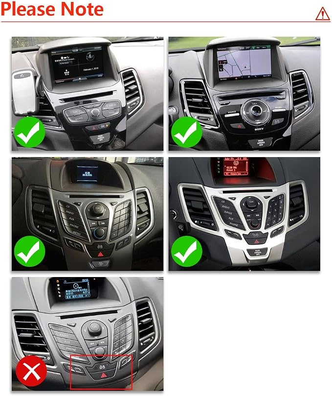 9.7 inch IPS Touchscreen Car Stereo, Android Auto Navigation, GPS Radio, Media Player for Ford Fiesta 2009-2020 (4+64G)