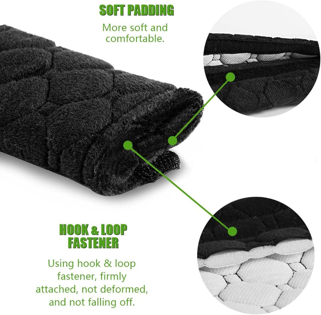 Seat Belt Shoulder Pads (5-Pack) — Soft Comfort Strap Covers