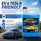 2-in-1 Windshield Washer Fluid 2-Pack (1 Gallon Each, 256 fl oz Total) – Ready to Use, Streak-Free Formula, All-Weather Cleaning, Removes Bugs, Dirt & Road Grime – Premium Windshield Cleaner