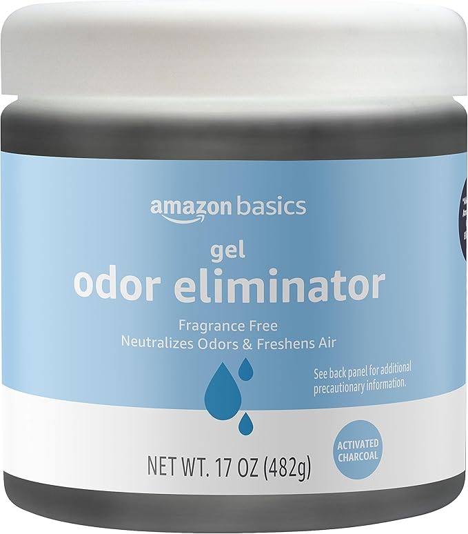 Gel Odor Eliminator, Activated Charcoal, Fragrance Free, 17 Oz, 1-Pack