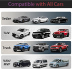 Windshield Cover for Ice and Snow - 600D Oxford Fabric Car Windshield Snow Cover Heavy Duty, Magnetic Car Anti-Snow Cover for Most Sedan Truck SUV Van and MPV, Winter Cars Accessories (70 x 50 Inch)