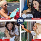 Microfiber Cleaning Cloth Light Pink - 8 Pcs 12.5"x12.5" - High Performance - 1200 Washes, Ultra Absorbent Towels Weave Grime & Liquid for Streak-Free Mirror Shine - Car Washing Cloth