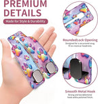 Car Seat Back Storage Hook, Funny Car Purse Hook, Cute Vehicle Storage Organizer for Purses Handbags Cute Pastel Paw