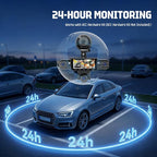 5-Lens Dash Cam for car 360°Wide Angle 3.16 Inch 1080P Dash Camera with Loop Recording Reversing Assistant 24-H Monitoring Easy Installation