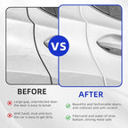 16.4Ft (5M) Car Door Edge Guard, No Glue Car Door Entry Guard Protective Strip, Rubber Edge Trim Car Door Protector, Applicable to Car, Truck, SUV and ATV, Car Exterior Accessories（White）