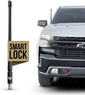 Truck Antenna for Chevy Silverado & GMC Sierra Accessories - Anti Theft - Carwash Safe - Short Replacement Antenna (12 Inch SmartLock)