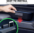 4PCS Door Pockets for Ford Bronco 4-Door 2021-2026, ABS Handle Storage Box | with Anti-Slip Mat, Black, Not for Sport or 2-Door, Tool-Free Install, Fits Ford Bronco 4-Door 2021 2022 2023 2024 2025 2026
