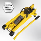 2.5 Ton Trolley Jack Hydraulic Low Profile Floor Jack for Cars Lift with Single Piston Lift Pump, 5500 lb Capacity