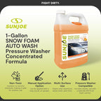 Snow Foam Car Wash Soap & Cleaner Concentrate, Orange Vanilla Scent, 1 Gallon - Cleaning Solution for Automotive Vehicles, Vinyl, Aluminum, Wood, & Brick Surfaces, SPX-FCS1G-COC