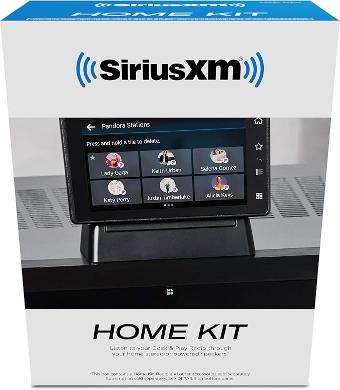 SXDH4 Home Kit - Home Kit for Dock & Play for Sirius & SXM Models + Tour