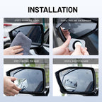 Blind Spot Mirror, 2Pcs Adjustable Car Auxiliary Wide Angle Convex Mirror, Universal Stick on Side Mirror for Cars SUVs Trucks, Enhance Driving Safety (Rectangle)