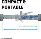 AGM Jack Rod, 3.5 Ton Locking Support Bar for Floor Jacks, Jack NOT Included, 14" Travel, 3 lb, Compact Jack Stand Alternative for Cars, SUVs, EVs, Safer, Smarter Vehicle Support