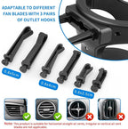 Cup Holder for Car, Cup Holder Expander for Car Air Vents, Car Ashtray Holder, Suitable for Cars and Trucks with Horizontal Blade Vents (2PCS)