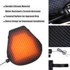 Motorcycle Heated Seat Cushion for Honda Fury 2010-2016 2017-2020 2021 2022 2023 2024, Electric Silicone Seat Pad, 3-Speed Adjustable Temperature, Fast-Warming Water-Resistant Slip-Resistant