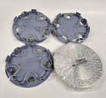 Wheel Caps Hub Caps Center Caps Forlincoln Town Car MKZ 2006-11, Set of 4, Brushed #9W13-1A096-AA, asd23