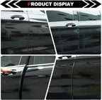 Car Door Edge Protector,Rubber Car Door Protectors No Glue Car Accessories Rubber U Shape Car Trim Door Protectors Seal for Sedan, Trucks, SUV, ATV, Boats(Black,65.6Ft)