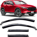 Voron Glass in-Channel Extra Durable Rain Guards for Mazda CX-5 2017-2025, Window Deflectors, Vent Window Visors, 4 Pieces - 200935
