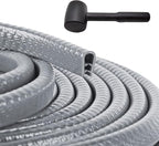 Car Door Edge Guards Gray, 32.85Ft(10M) Car Door Edge Protector Rubber U Shape Edge Trim Universal Fit for Jeep Trucks Offroad SUV All Vehicles with Rubber Mallet(Gray 32.8FT)