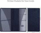 Car Registration and Insurance Card Holder, Vehicle Glove Box Card Organizer Wallet Automobile Accessories for License