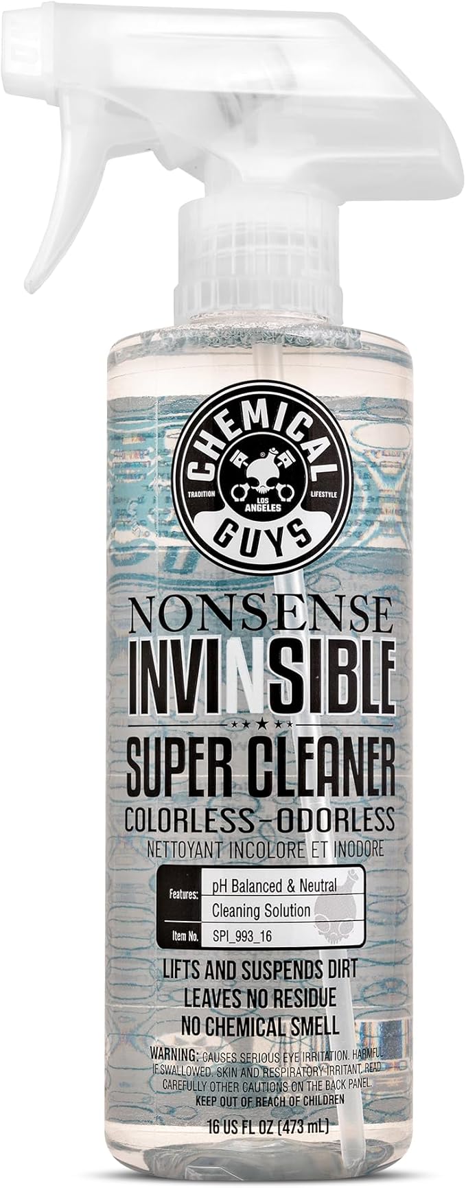 Nonsense, Odorless Cleaner For Car Interior and Exterior All Purpose Cleaning Spray for Vinyl, Rubber, Plastic, Carpet, Upholstery, and Engine Bays Foaming Deep Cleaning Formula 16 oz
