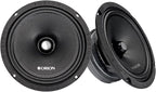 Orion Cobalt CM852 High Efficiency 8" Mid-Range Bullet Loudspeakers, 1200W Max Power, 300W RMS, 2 Ohm, 1.5" Voice Coil - Pro Car Audio Stereo, Midrange Speakers (Pair)