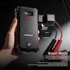 P100 Car Jump Starter, 5000A Peak Lithium Jump Starter Battery Pack for Up to 10.0L Gas or 8.0L Diesel Engine, Safe 12V Portable Battery Starter Power Pack with LED Screen & LED Light