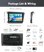 6+128G Car Stereo for Honda Civic 2012 2013 2014 2015 8Core Wireless Carplay Android Auto,9" IPS Touch Screen Radio, Android/GPS/WiFi/FM AM RDS/32EQ/BT5.0/SWC/Backup Camera for Honda Civic Radio
