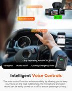 N2X 2.7K Dash Cam Front and Inside, 5G WiFi Dual Dash Camera for Car with HDR IR Night Vision, STARVIS 2, GPS, 2.5K/60FPS, G-Sensor, 24/7 Parking Mode, Voice Control, Support 512GB Max