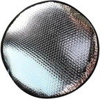 Car Steering Wheel Sun Shade, 18.1" Sun-proof Anti-aging Steering Wheel Sun Cover, Edge-locking Heat-insulated Fully Wrapped Protector, Universal for Most Cars (Silver)