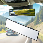 Car Rear View Mirrors，Universal 11.81'' Clip-on Panoramic Rear View Mirror | Cars Accessory, Convex Interior Mirror Reduces Blind Spot, for Cars,SUVs,Trucks, Various Kinds Vehicles