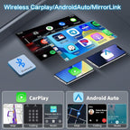 5Ghz WiFi [64G] Android Car Radio for Dodge Ram 2002-2006, Jeep Wrangler 2003-2006, Jeep Liberty 2002-2007, Jeep Grand Cherokee 1999-2004 – 6.86" HD Touchscreen with CarPlay Android Auto 2+64G GPS SWC