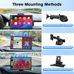 Carplay Screen for Car, 9'' Wireless CarPlay & Android Auto- Upgrade Portable Touchscreen with Bluetooth, Mirror Link, Voice Control, Hands-Free Calling,Plug & Play Car Play Screen