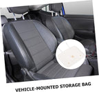 Floral Back Seat Protector Kick Mat with Storage Pockets Anti-kick Car Seat Back Cover for Dirt and Damage Prevention Fit Car Accessories