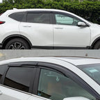Window Visors Rain Guards for Honda CRV 2017-2022 Side Car Window Deflectors Vent Visor Sun Shade SUV Accessories 4PC Smoke Tinted