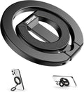 Magnetic Phone Ring for MagSafe Dual-Sided Magnetic Phone Grip Magnet Phone Stand Grip Compatible with iPhone 17/16/15/14/13 Pro Max Plus Mag Safe Accessory for Car Mounts