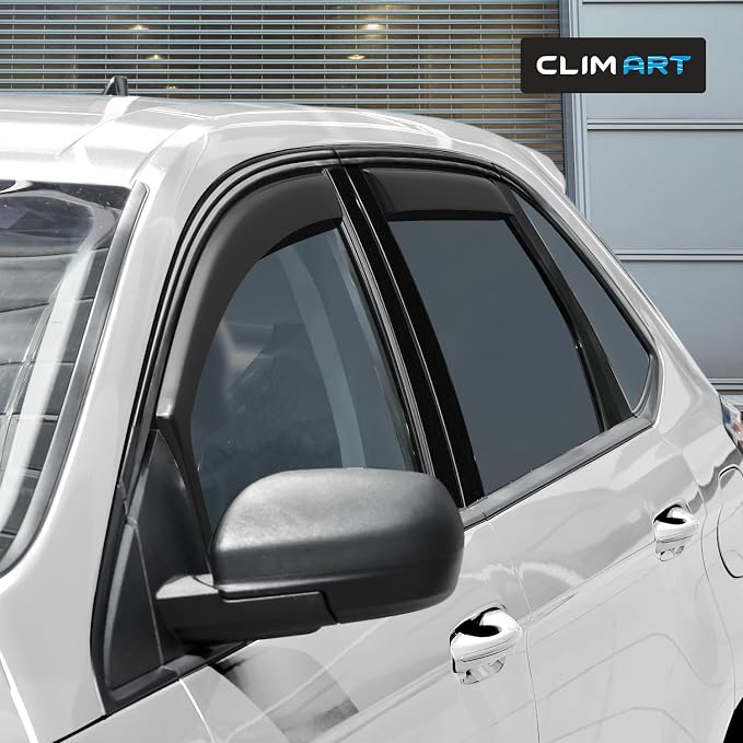 in-Channel Incredibly Durable Rain Guards for Ford Edge 2015-2024, Original Window Deflectors, Vent Window Visors, Vent Deflector, 4 pcs. - 615076