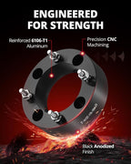 4x137 Wheel Spacers Compatible with EZGO EZ GO Golf Cart Club Car ATV, 2 inch Lug Centric Wheel Spacer 4 pcs 4x137 mm with 110 Hub Bore M10x1.25 Stud, Not Hubcentric Black