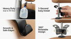 4 Pack Car Seat Headrest Hooks - Universal Back Seat Hanger for Purses, Grocery Bags, and Handbags - Stylish Black Car Organizer Hooks for Interior Storage, Easy Installation, Fits Most Vehicles