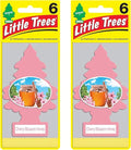 Car Air Freshener | Hanging Paper Tree for Home or Car | Cherry Blossom Honey | 12 Pack