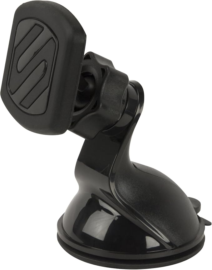 MAGWSM2 MagicMount Magnetic Suction Cup Mount for Car Windshield or Dashboard, 360° Adjustable Magnet Head, Universal Cell Phone Holder for Car, Compatible with iPhone, Samsung & All Devices